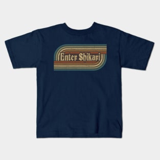 Enter Shikari Vintage Stripes Kids T-Shirt